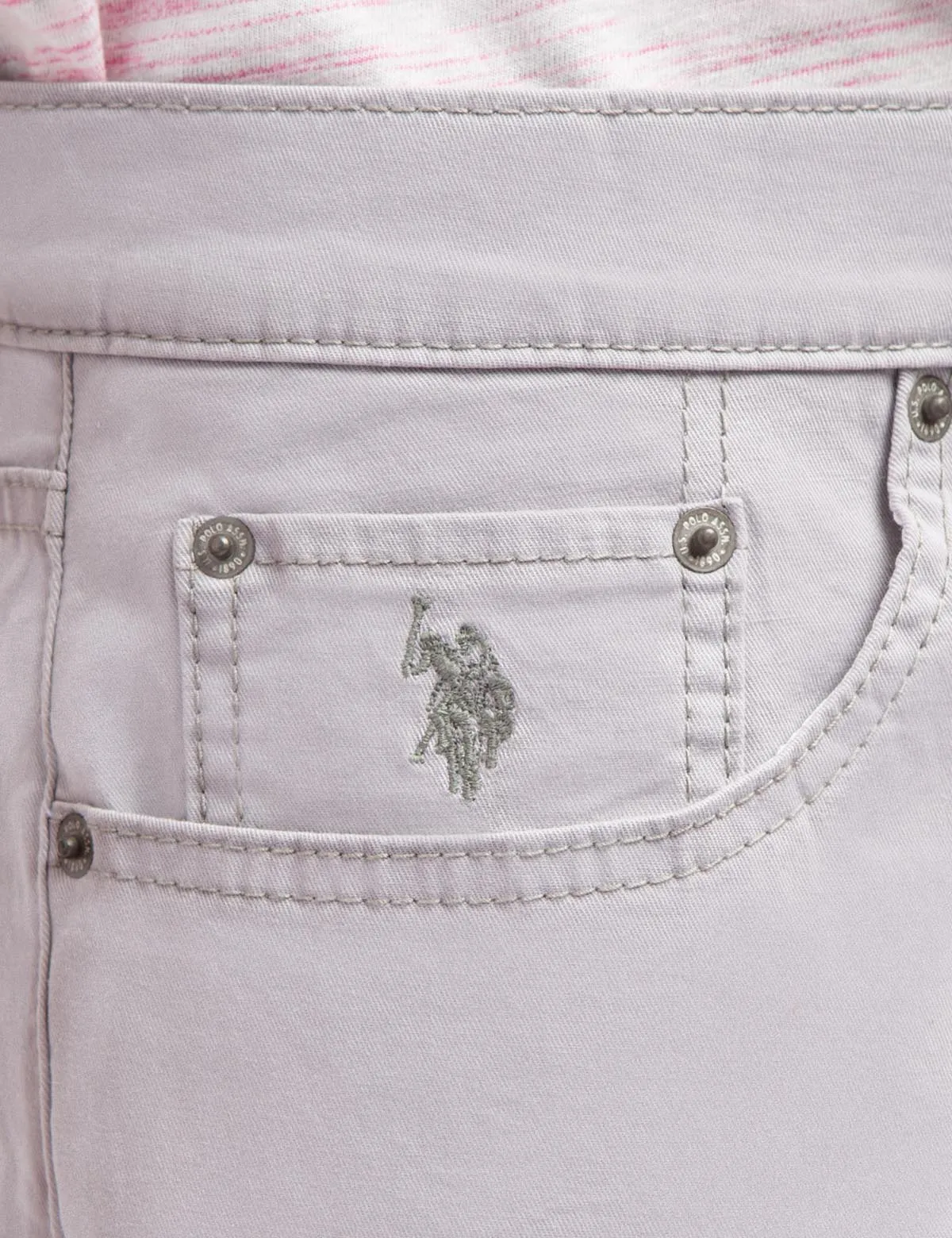 SLIM STRAIGHT 5 POCKET STRETCH CHINO PANTS sold by U.S. Polo Assn. product image thumbnail 5