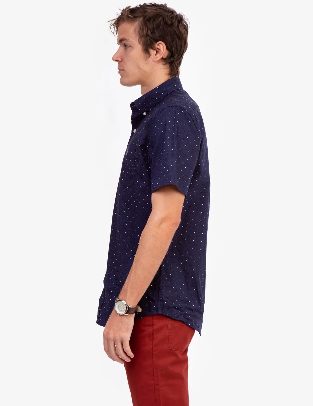 PRINTED POPLIN SHORT SLEEVE SHIRT sold by U.S. Polo Assn. product image thumbnail 3