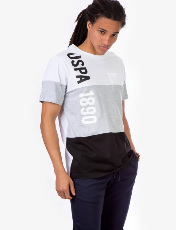 TRI COLORBLOCK POCKET T-SHIRT sold by U.S. Polo Assn.