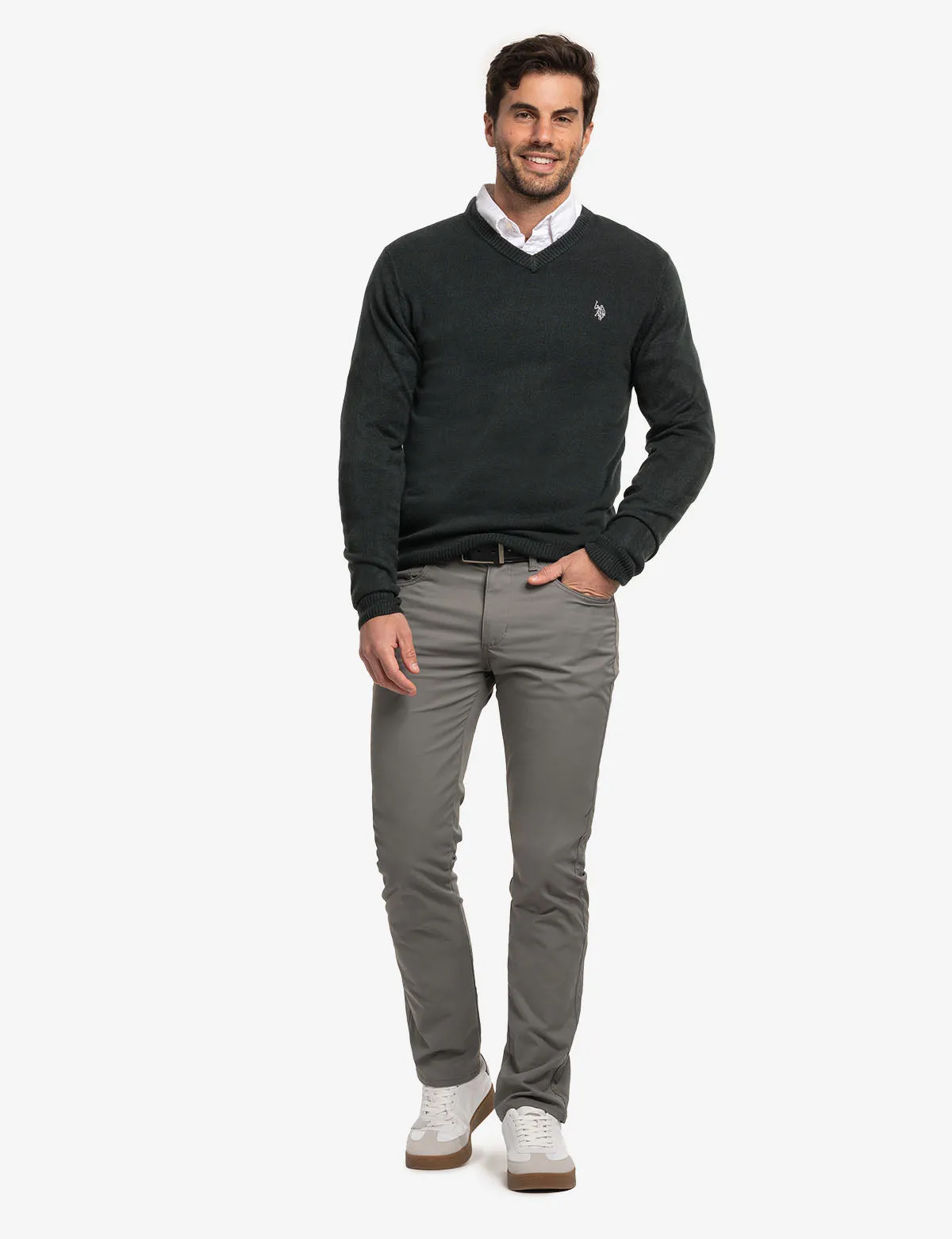 SOFT V-NECK SWEATER sold by U.S. Polo Assn. product image thumbnail 2