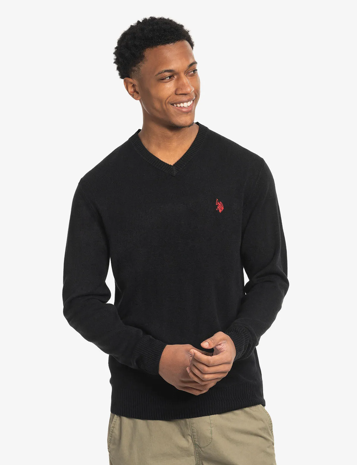 SOFT V-NECK SWEATER sold by U.S. Polo Assn. product image thumbnail 5