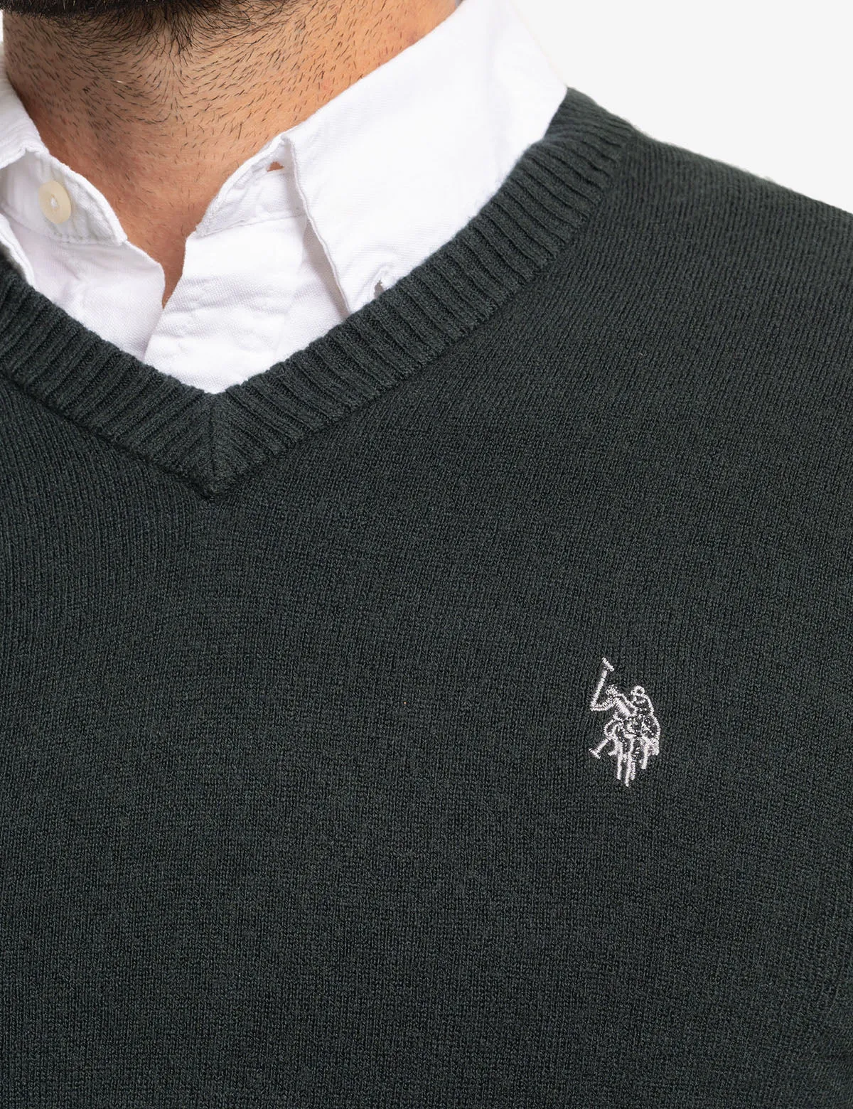 SOFT V-NECK SWEATER sold by U.S. Polo Assn. product image thumbnail 3