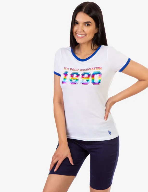USPA 1890 RAINBOW GRAPHIC T-SHIRT sold by U.S. Polo Assn.