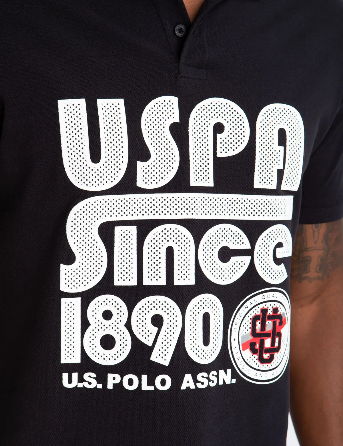 USPA 1890 PRINT POLO SHIRT sold by U.S. Polo Assn. product image thumbnail 4