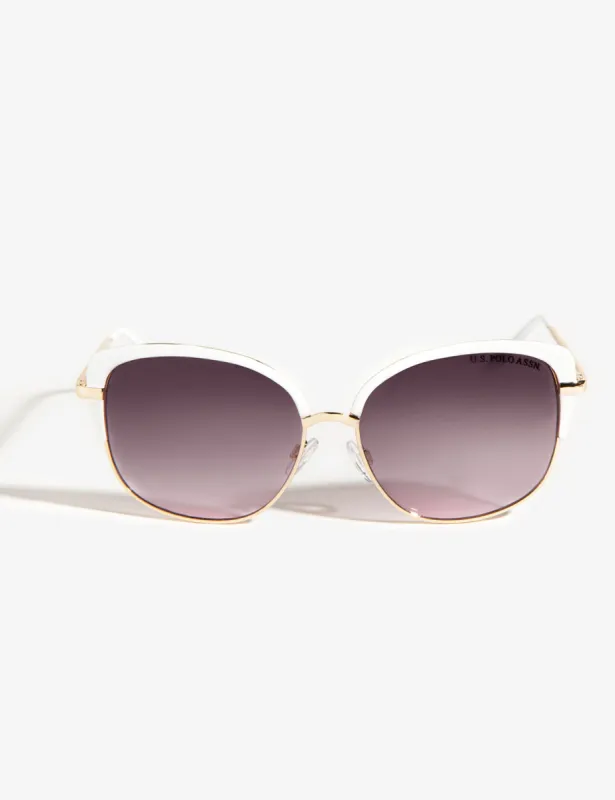 LADIES METAL RECTANGULAR SUNGLASSES sold by U.S. Polo Assn.