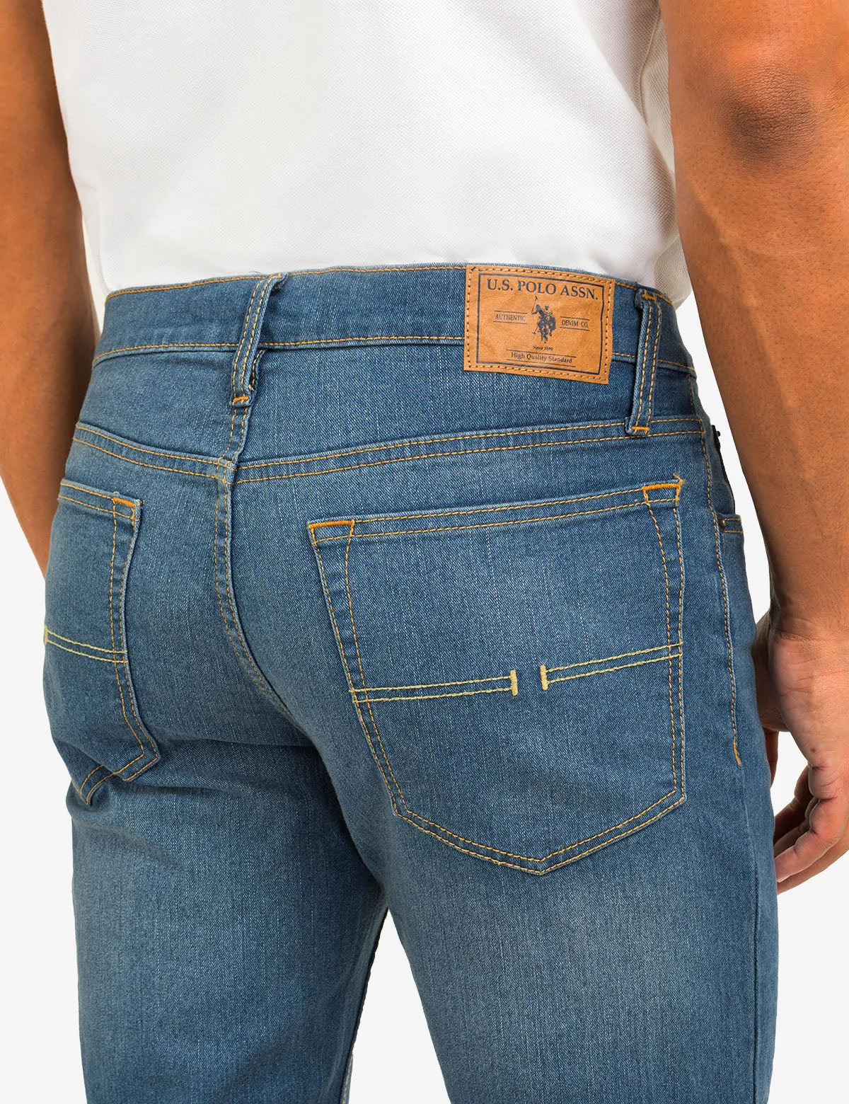 SLIM STRAIGHT FIT JEANS sold by U.S. Polo Assn. product image thumbnail 4