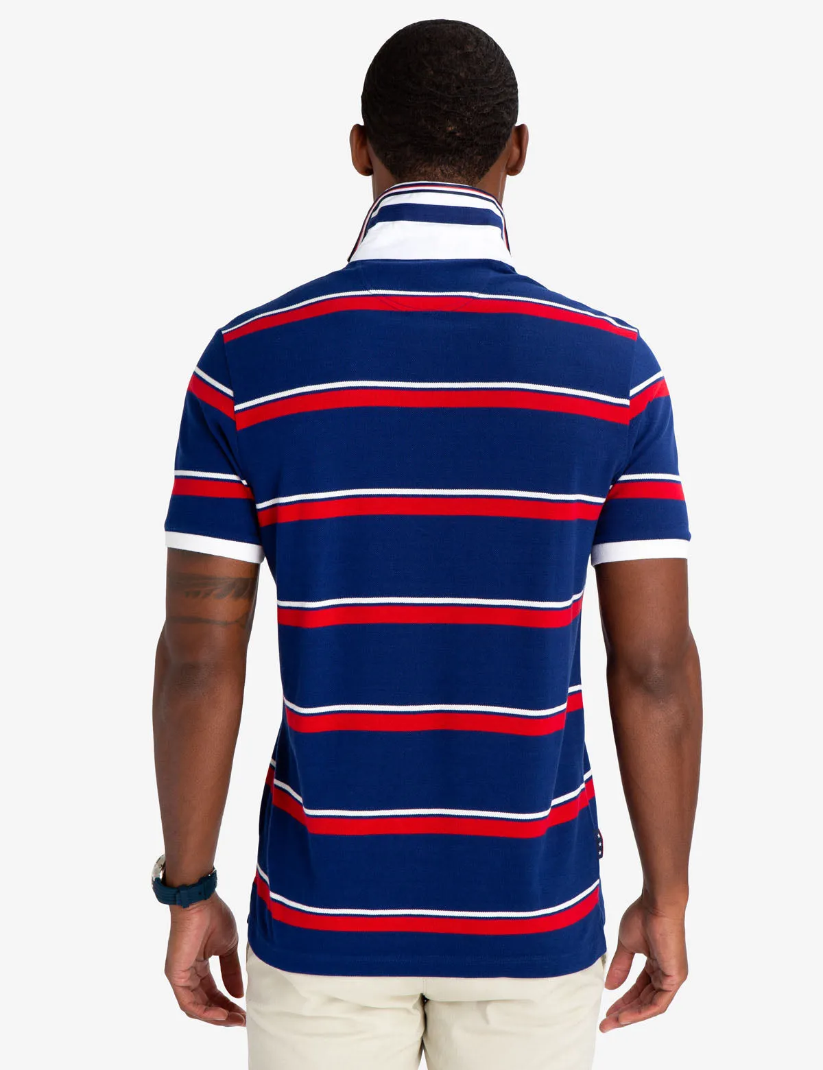 STRIPED TWILL POLO SHIRT sold by U.S. Polo Assn. product image thumbnail 3