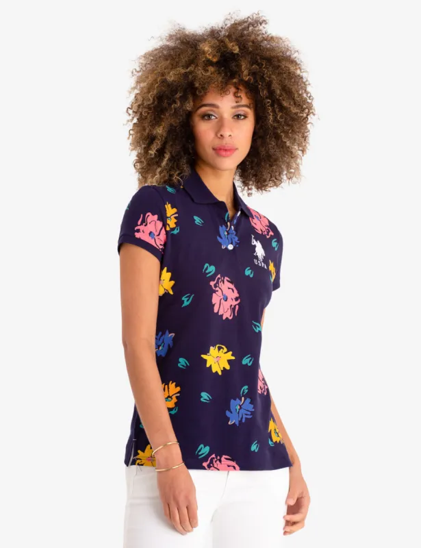 FLORAL PRINT POLO SHIRT sold by U.S. Polo Assn.