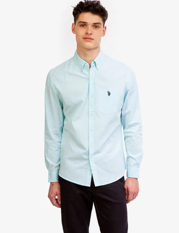 YARN DYE DOT DOBBY WOVEN SHIRT sold by U.S. Polo Assn.