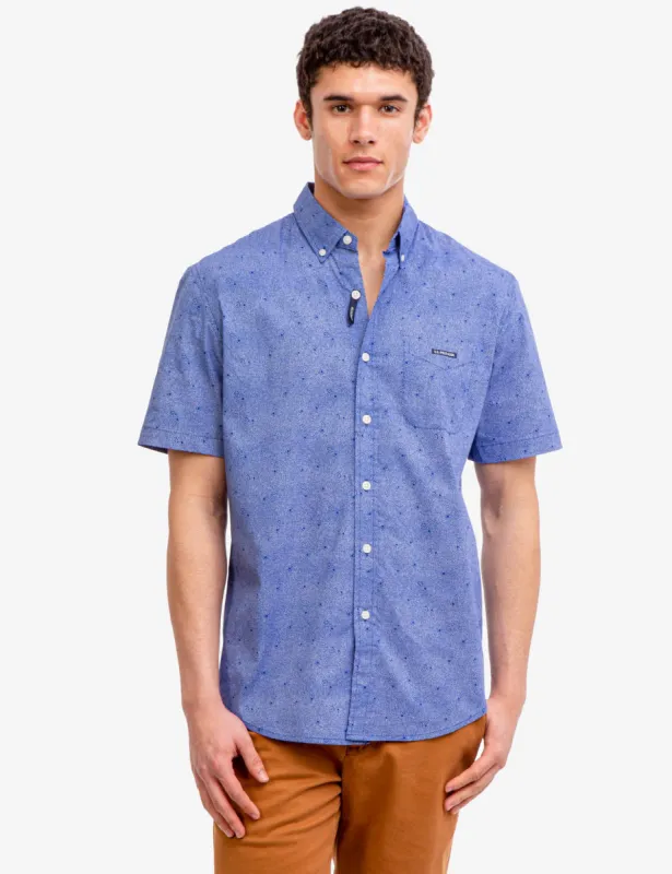 PRINTED STRETCH POPLIN SHORT SLEEVE SHIRT sold by U.S. Polo Assn.