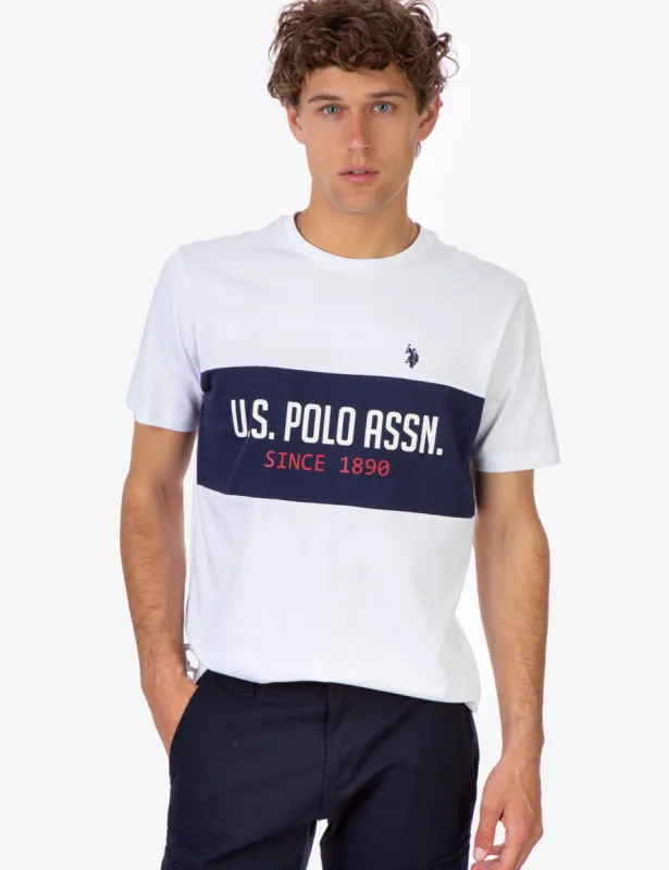 COLORBLOCK JERSEY T-SHIRT sold by U.S. Polo Assn.