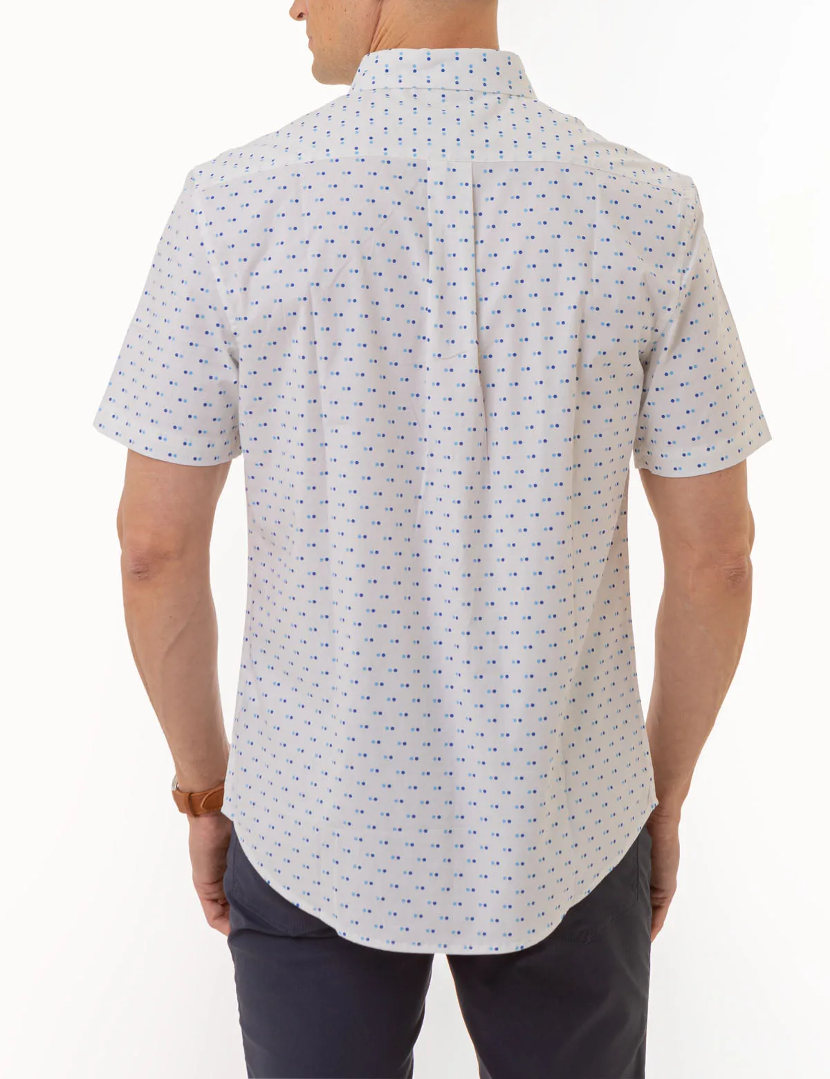 ALL OVER DOUBLE DOT PRINT SHORT SLEEVE SHIRT sold by U.S. Polo Assn. product image thumbnail 5