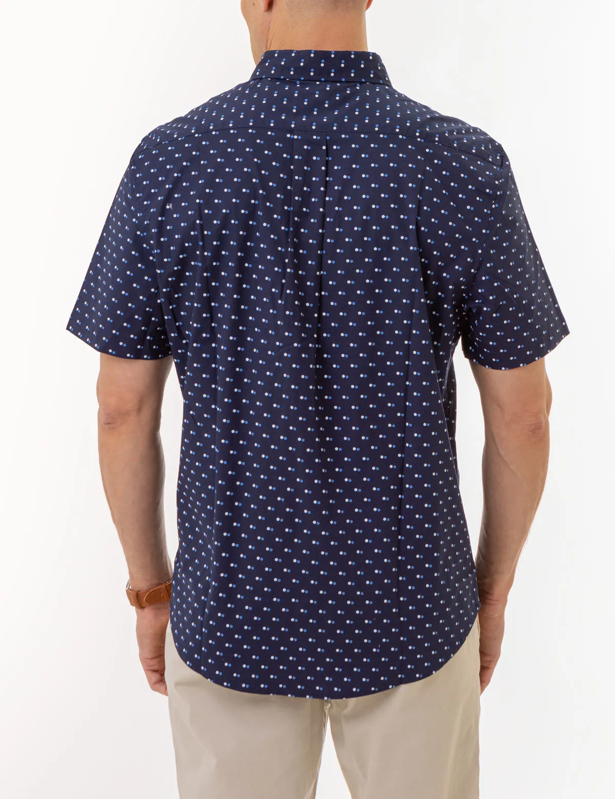 ALL OVER DOUBLE DOT PRINT SHORT SLEEVE SHIRT sold by U.S. Polo Assn. product image thumbnail 2