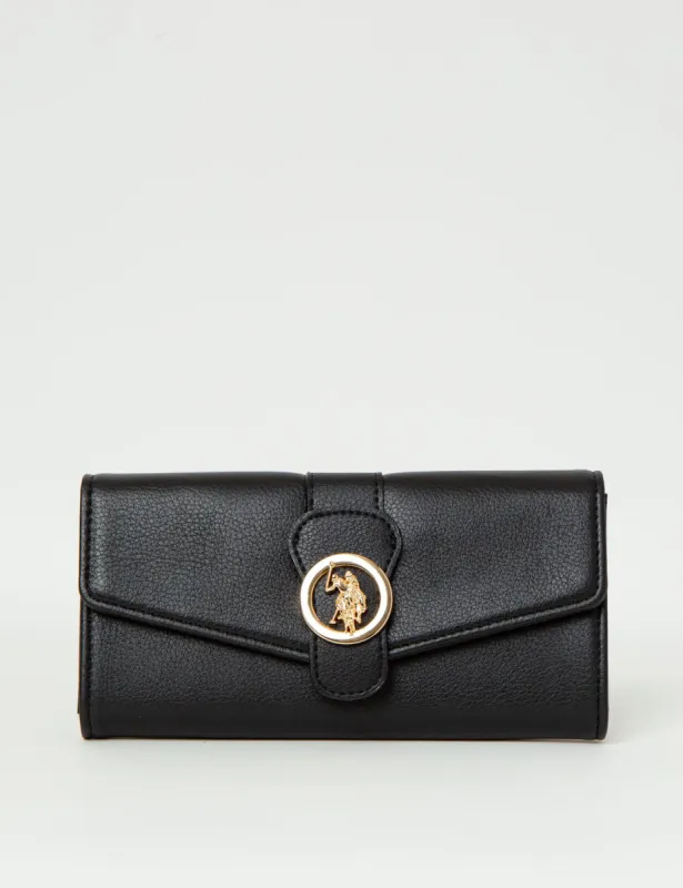 MEDALLION LARGE FLAP WALLET sold by U.S. Polo Assn.