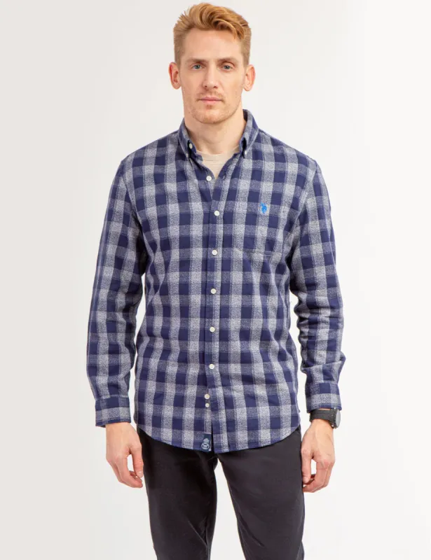 PLAID JASPE COTTON LONG SLEEVE SHIRT sold by U.S. Polo Assn.