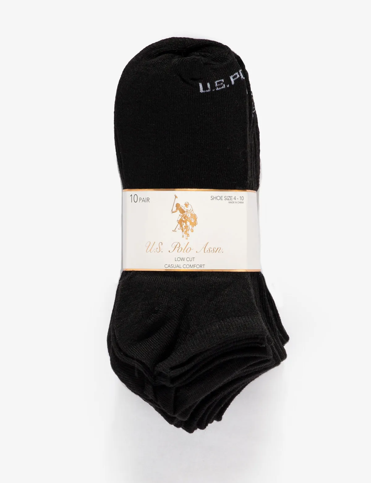 LADIES 10PK LOWCUT SOCKS sold by U.S. Polo Assn. product image thumbnail 2