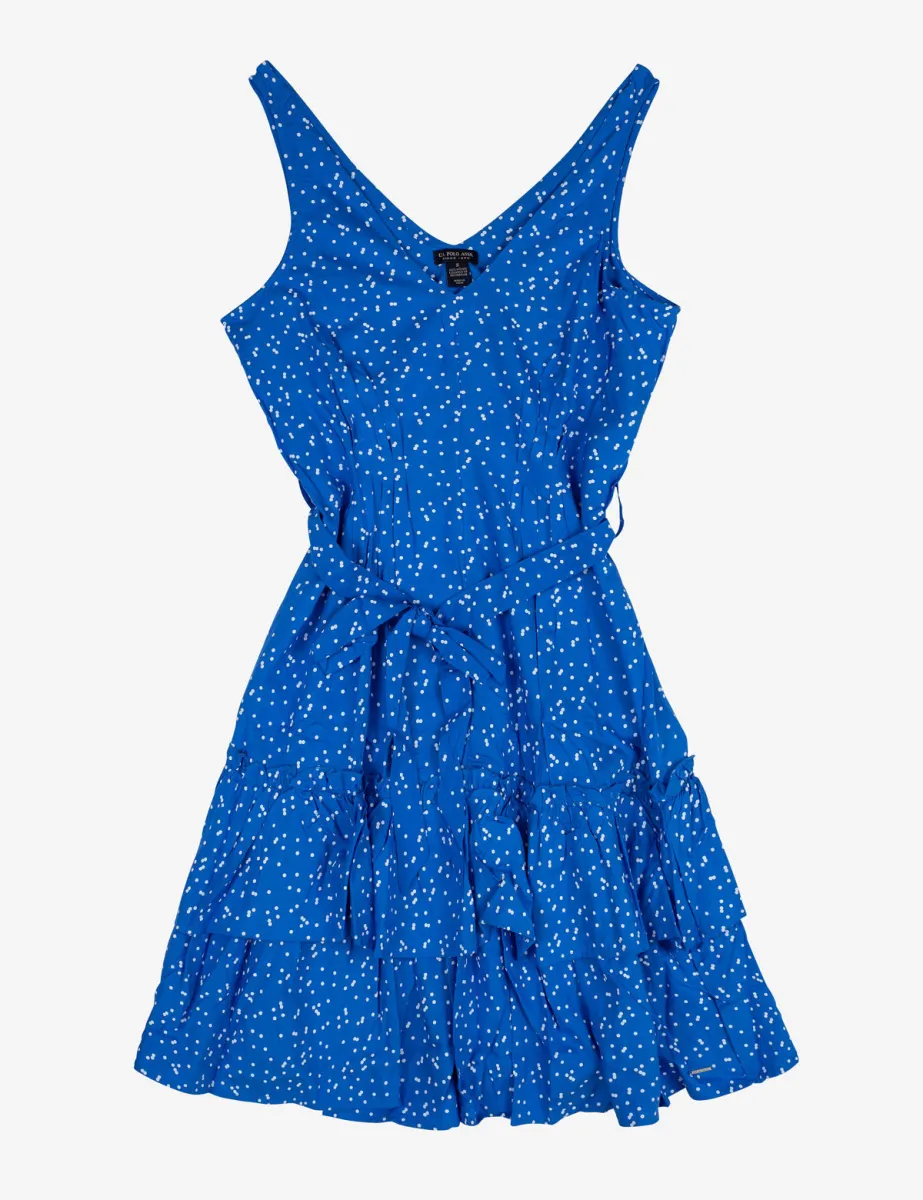 RUFFLE DOT DRESS sold by U.S. Polo Assn.