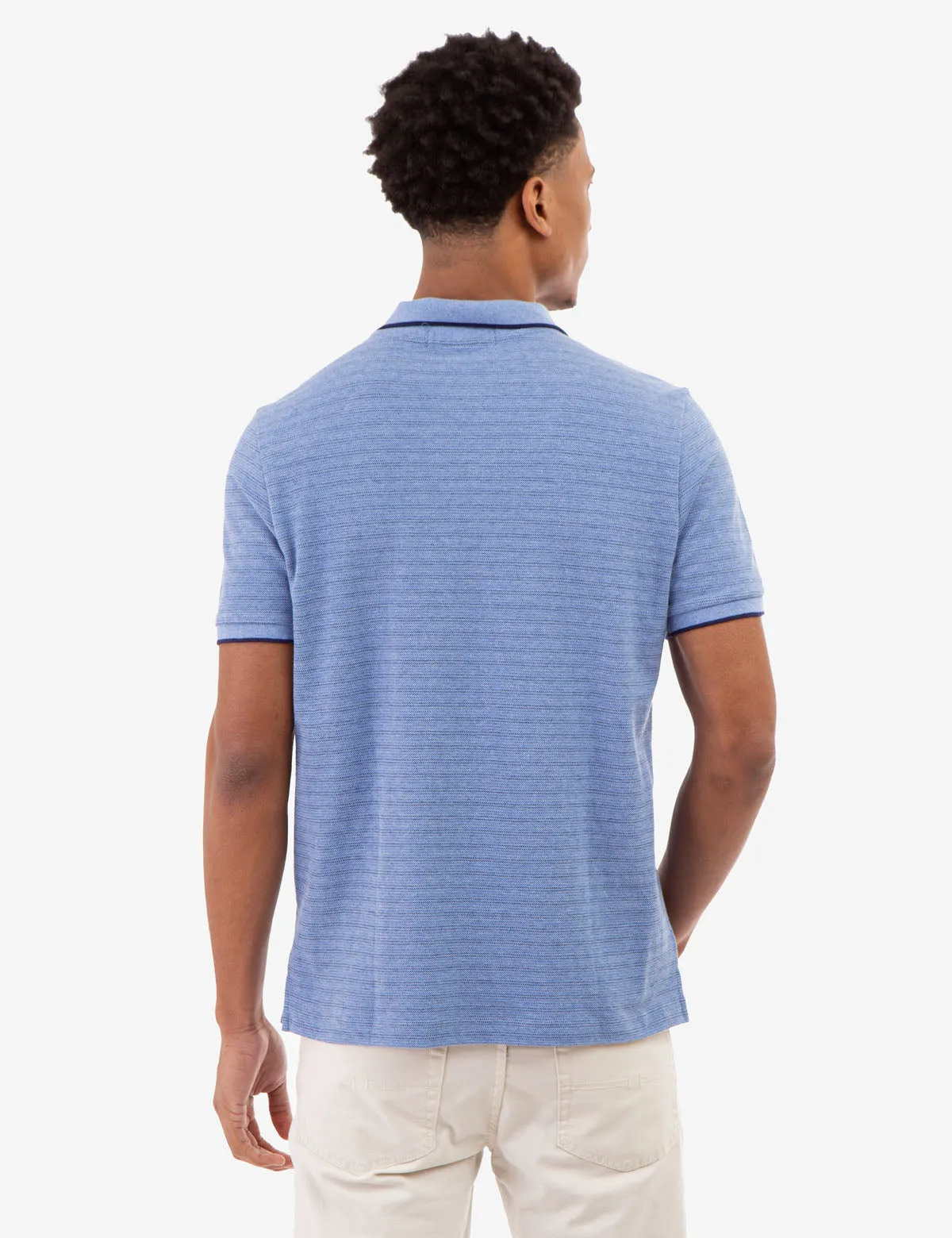 JACQUARD MARLED STRIPE POLO SHIRT sold by U.S. Polo Assn. product image thumbnail 3