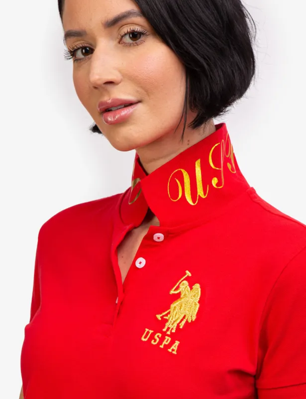 USPA METALLIC PRINT POLO SHIRT sold by U.S. Polo Assn.