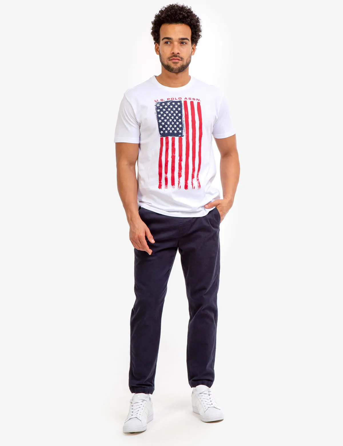 PRINTED FLAG GRAPHIC JERSEY T-SHIRT sold by U.S. Polo Assn. product image thumbnail 2
