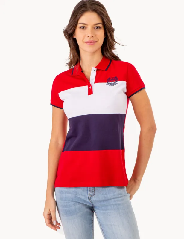 COLORBLOCK CREST LOGO POLO SHIRT sold by U.S. Polo Assn.