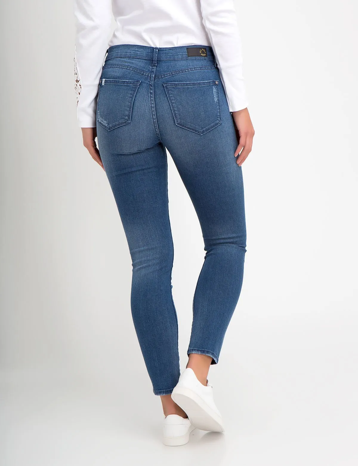 STRETCH SUPER SKINNY ZIP JEAN sold by U.S. Polo Assn. product image thumbnail 4
