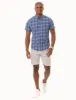 PLAID SLUB POPLIN SHORT SLEEVE SHIRT sold by U.S. Polo Assn.