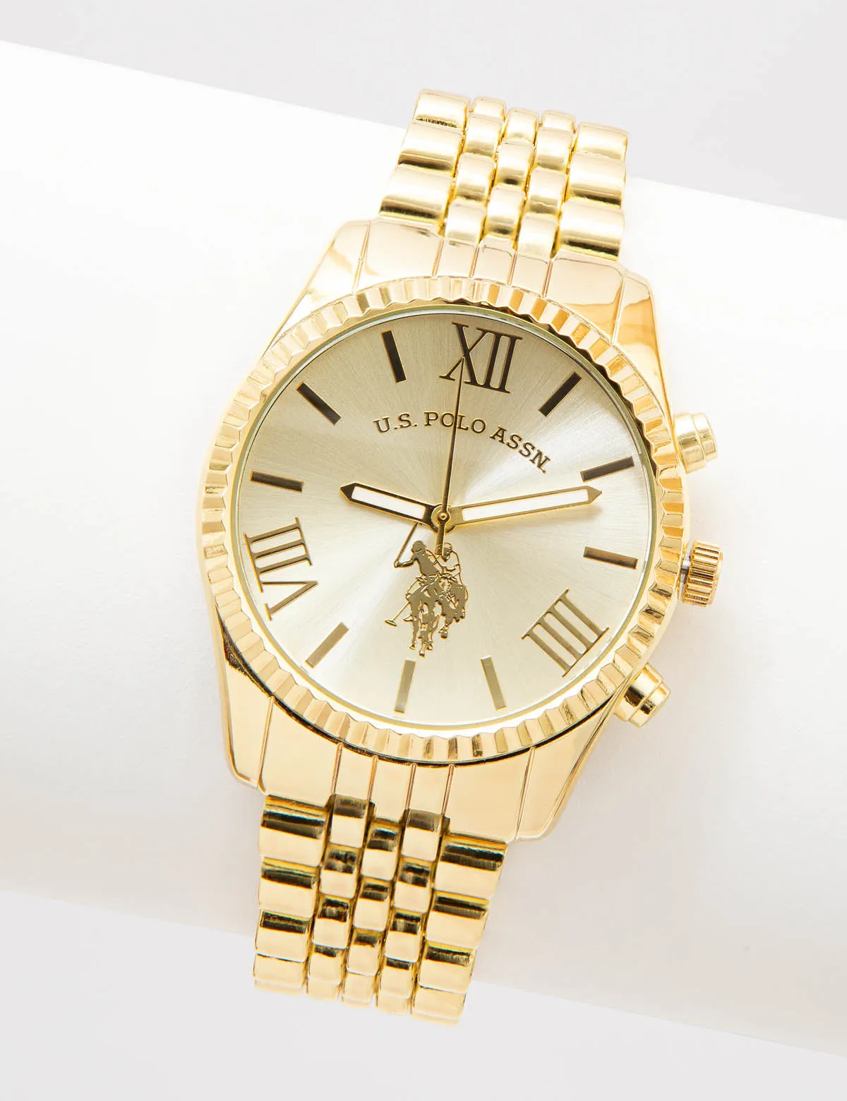 LADIES GOLD LINK WATCH sold by U.S. Polo Assn.