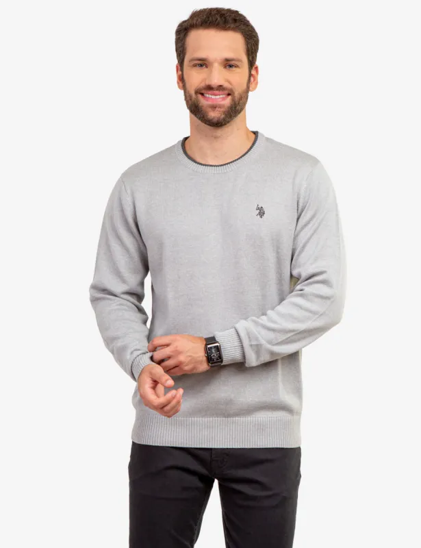 SOLID JERSEY CREW NECK SWEATER sold by U.S. Polo Assn.