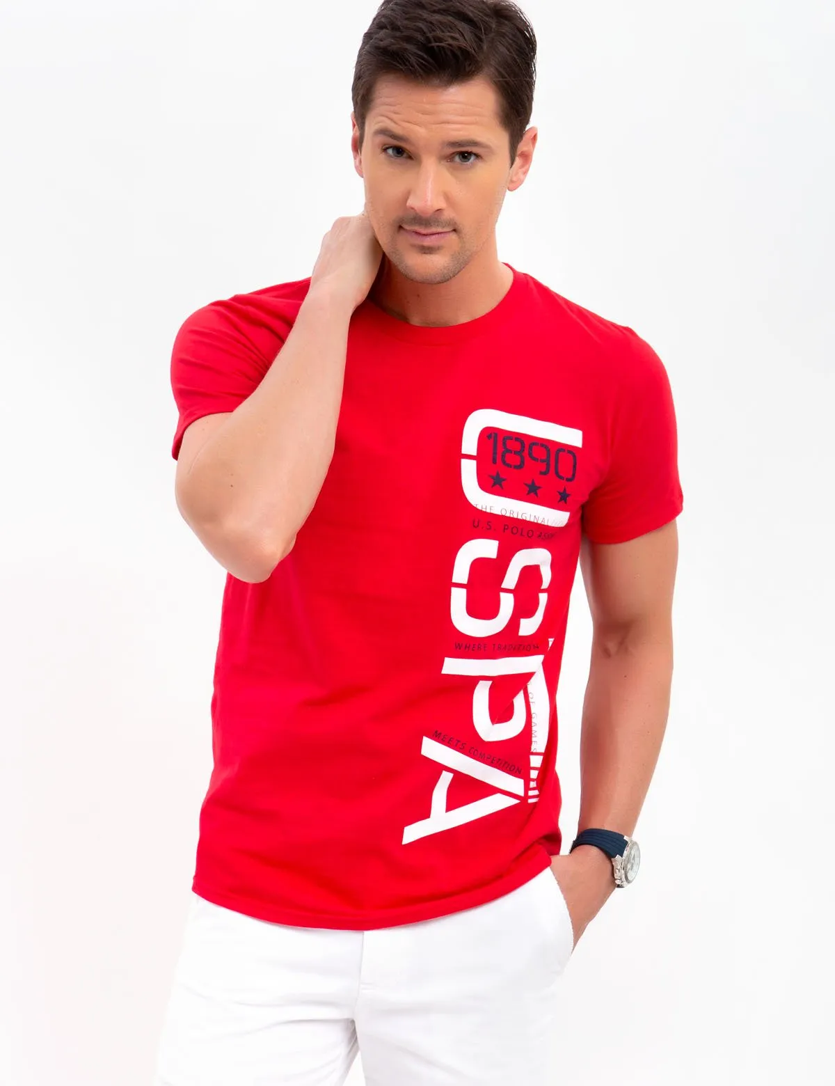 CREW NECK T-SHIRT sold by U.S. Polo Assn. product image thumbnail 3