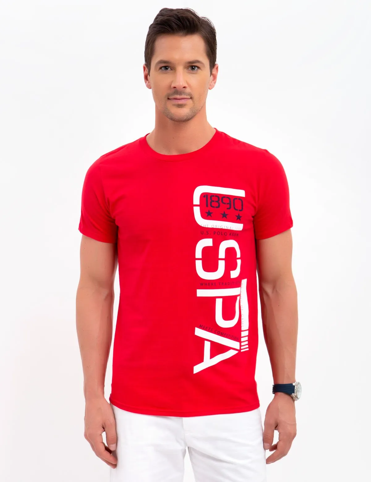 CREW NECK T-SHIRT sold by U.S. Polo Assn.