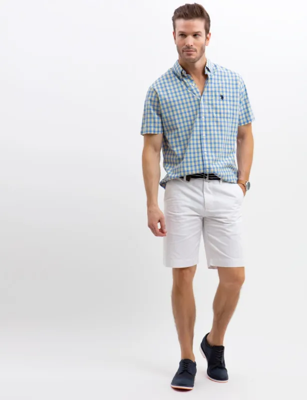 STRETCH SLIM POPLIN SHIRT sold by U.S. Polo Assn.