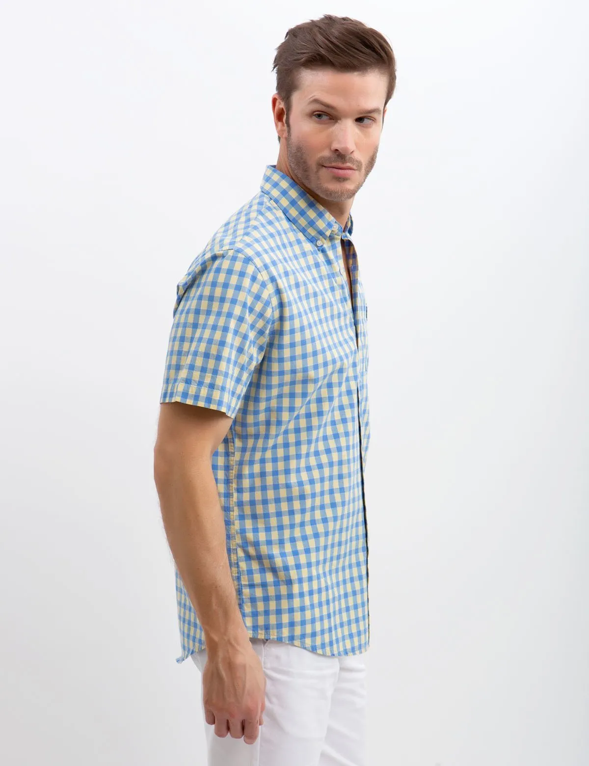STRETCH SLIM POPLIN SHIRT sold by U.S. Polo Assn. product image thumbnail 3