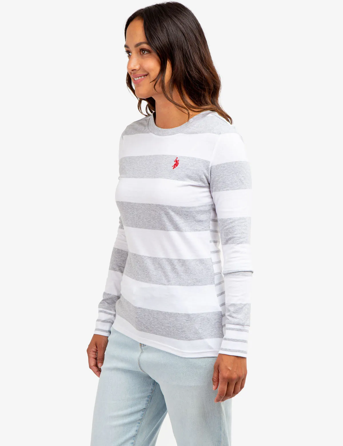 DUAL STRIPE LONG SLEEVE T-SHIRT sold by U.S. Polo Assn. product image thumbnail 3