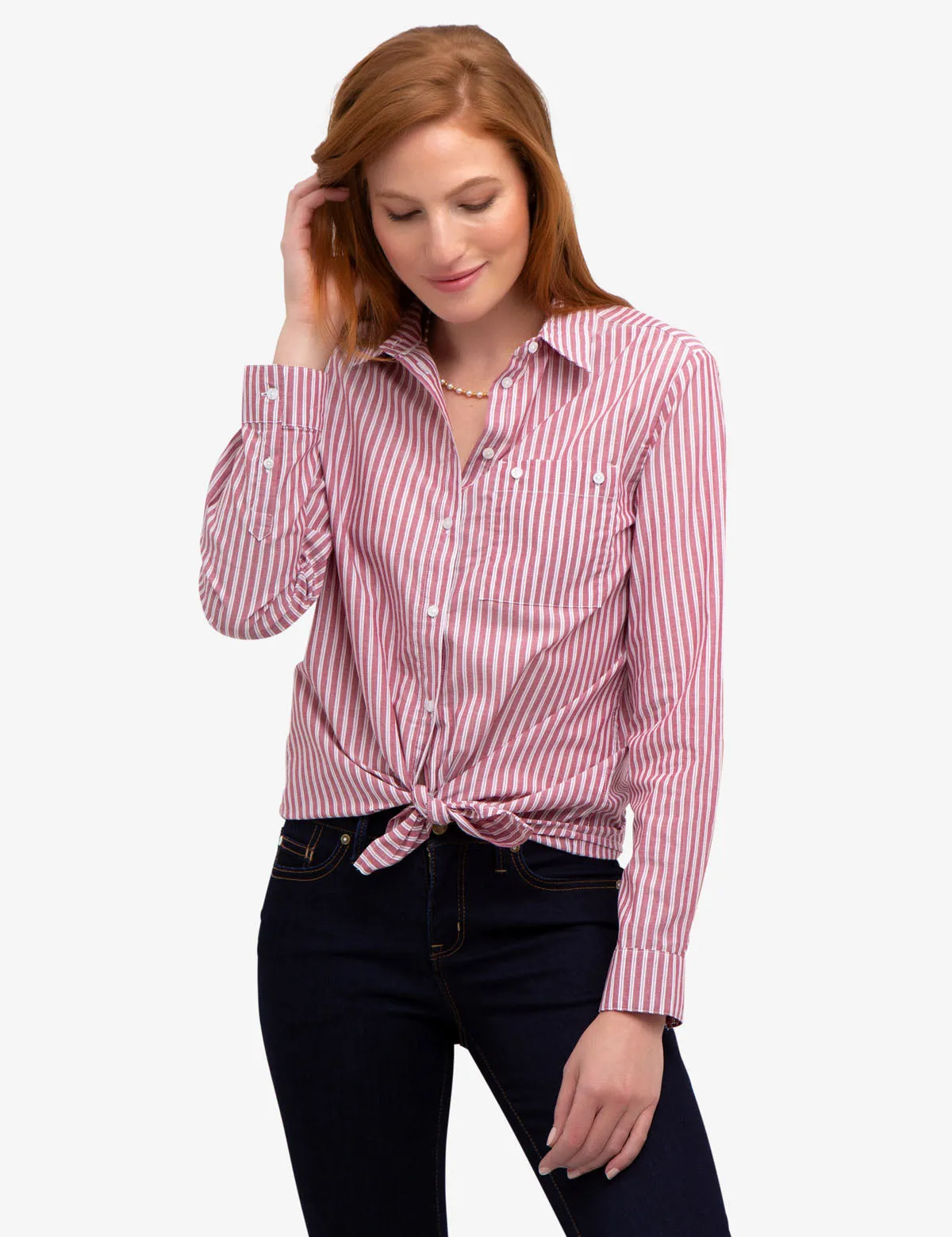 BUTTON POCKET STRIPED SHIRT sold by U.S. Polo Assn. product image thumbnail 4
