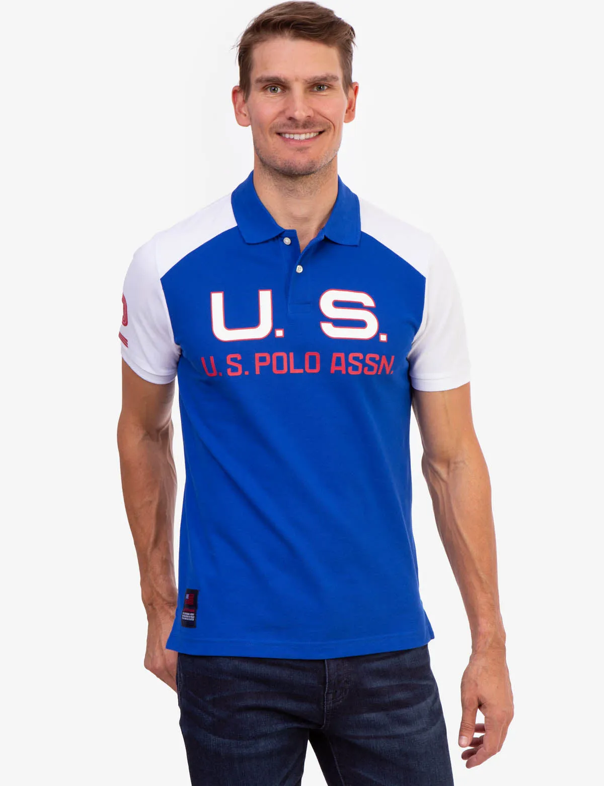 GRAPHIC PIQUE POLO SHIRT sold by U.S. Polo Assn.