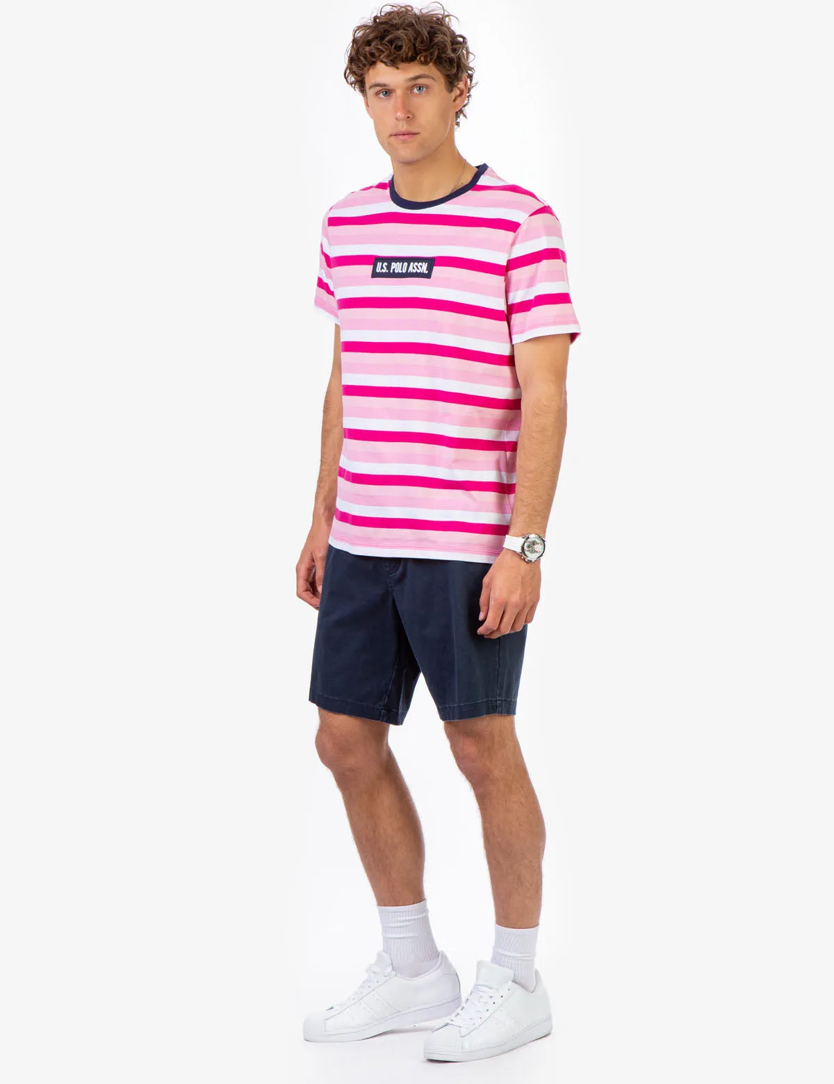 U.S. POLO ASSN. MULTI STRIPE T-SHIRT sold by U.S. Polo Assn. product image thumbnail 2