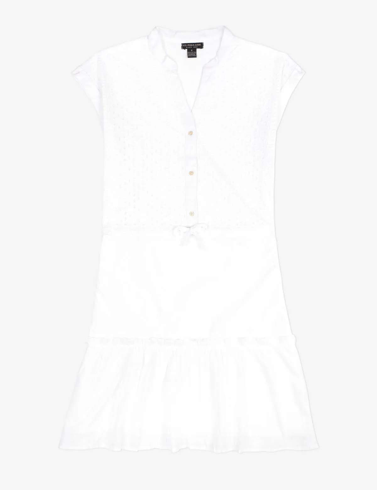 EYELET POPLIN DRESSS sold by U.S. Polo Assn.