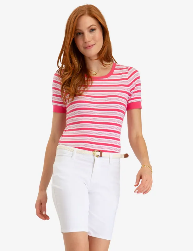 STRIPED RIB TOP sold by U.S. Polo Assn.