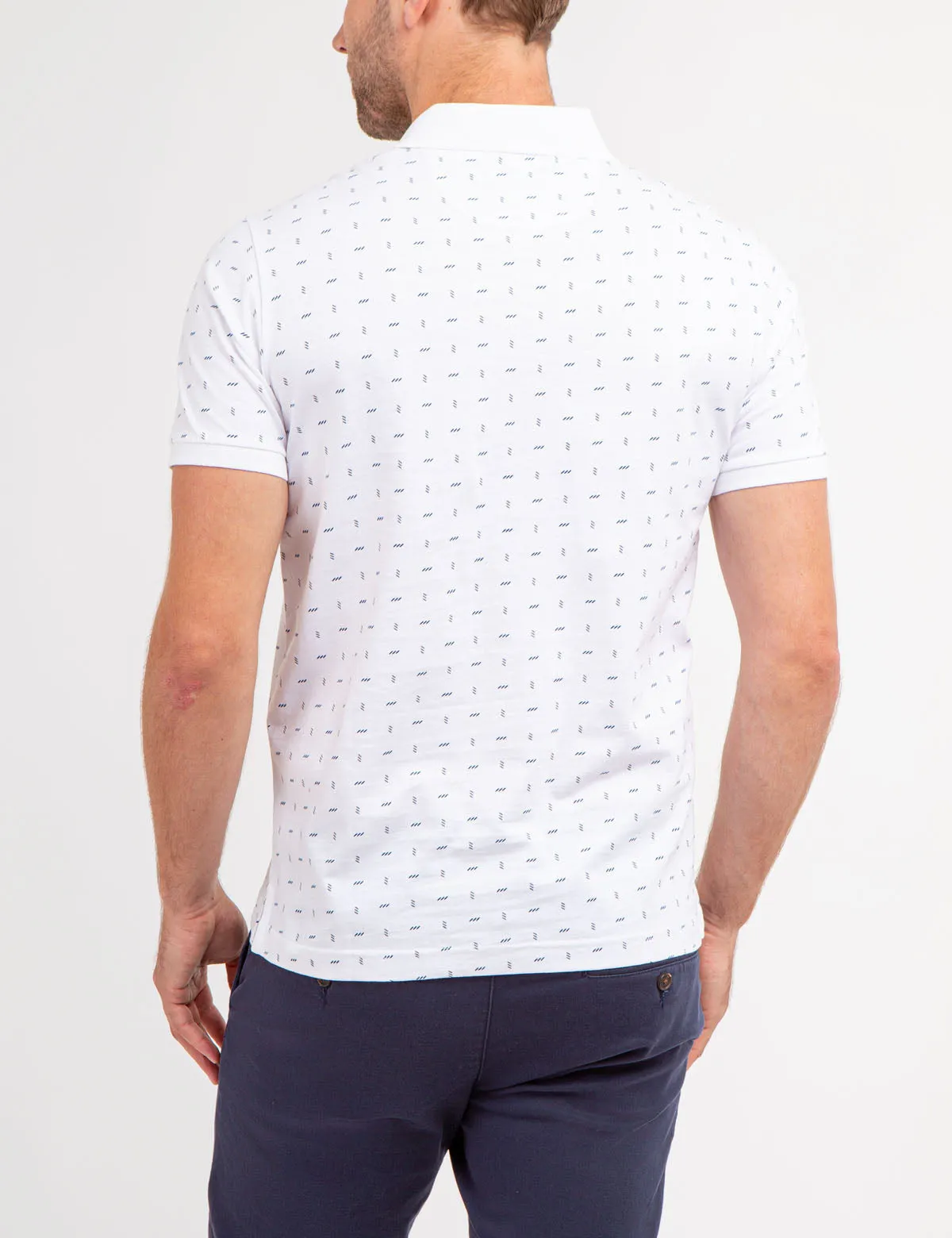 ALLOVER PRINTED JERSEY POLO SHIRT sold by U.S. Polo Assn. product image thumbnail 4