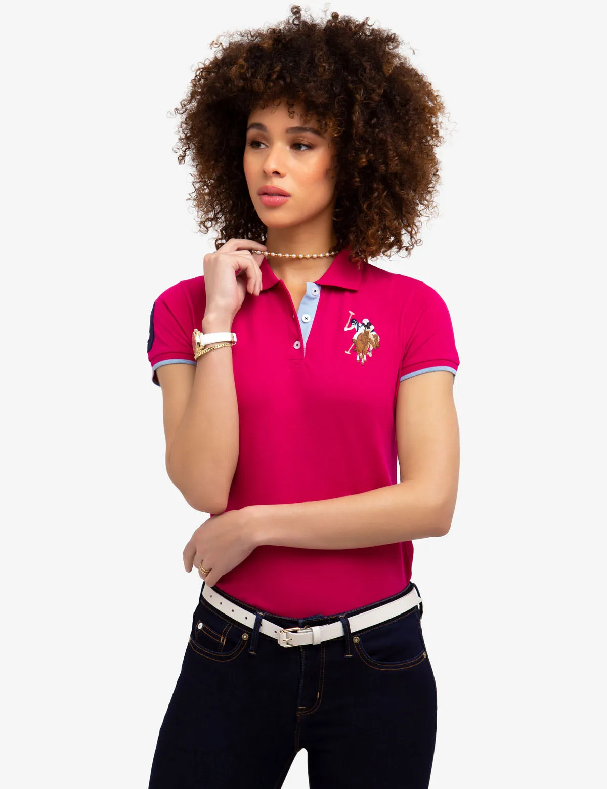 MULTI COLOR PIQUE POLO SHIRT sold by U.S. Polo Assn.