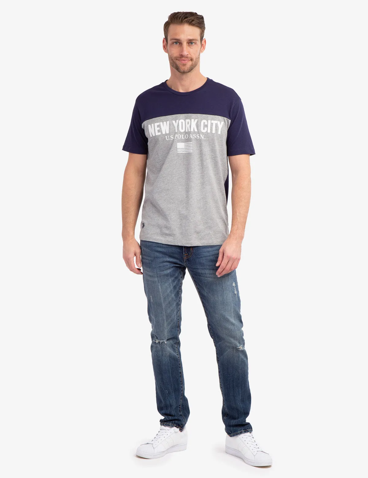 NEW YORK CITY COLORBLOCK T-SHIRT sold by U.S. Polo Assn. product image thumbnail 2