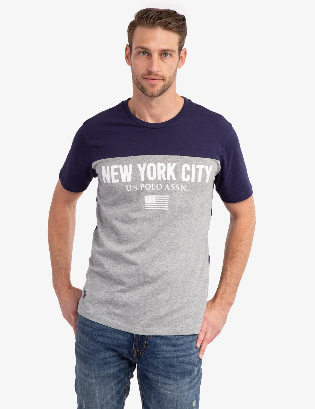 NEW YORK CITY COLORBLOCK T-SHIRT sold by U.S. Polo Assn.