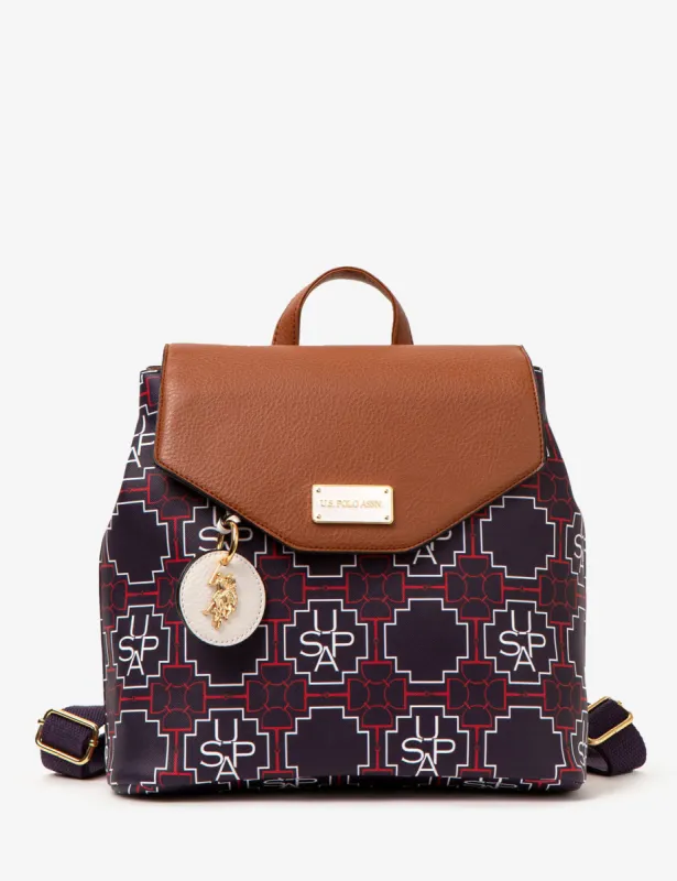 USPA GEOMETRIC PRINT BACKPACK sold by U.S. Polo Assn.