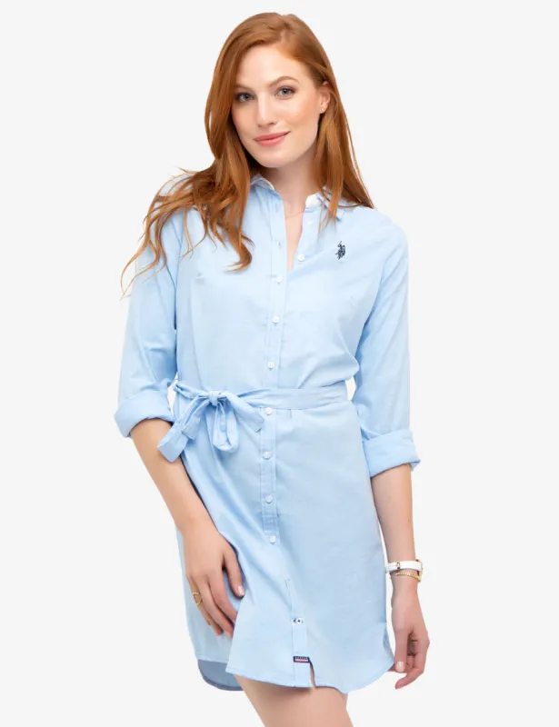 SOLID OXFORD DRESS sold by U.S. Polo Assn.