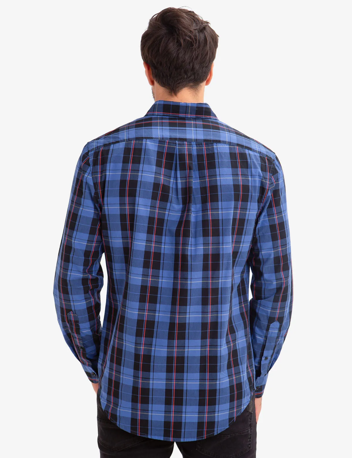 LARGE PLAID POPLIN SHIRT sold by U.S. Polo Assn. product image thumbnail 4