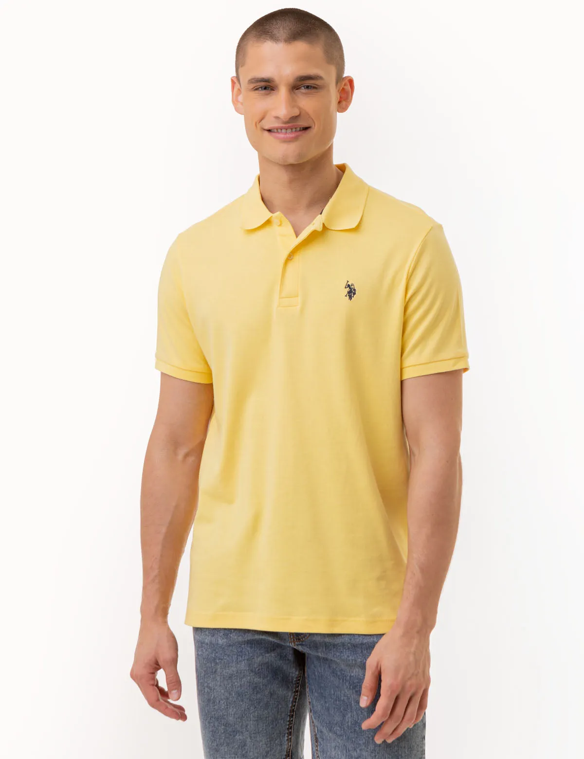 SOLID INTERLOCK POLO SHIRT sold by U.S. Polo Assn. product image thumbnail 5