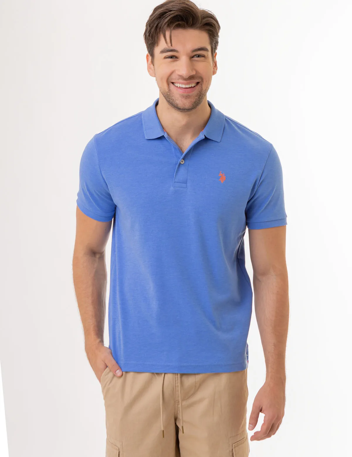 SOLID INTERLOCK POLO SHIRT sold by U.S. Polo Assn.