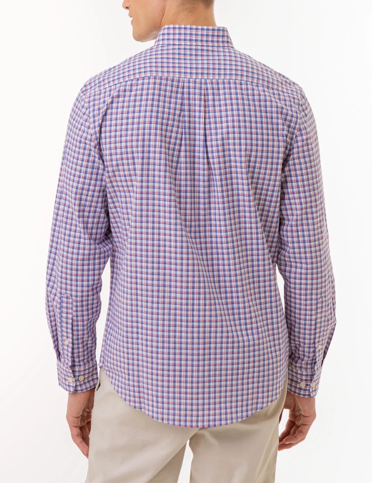 PLAID LONG SLEEVE WOVEN SHIRT WITH POCKET sold by U.S. Polo Assn. product image thumbnail 4