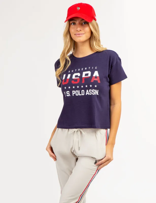 AMERICANA USPA CREW NECK T-SHIRT sold by U.S. Polo Assn.